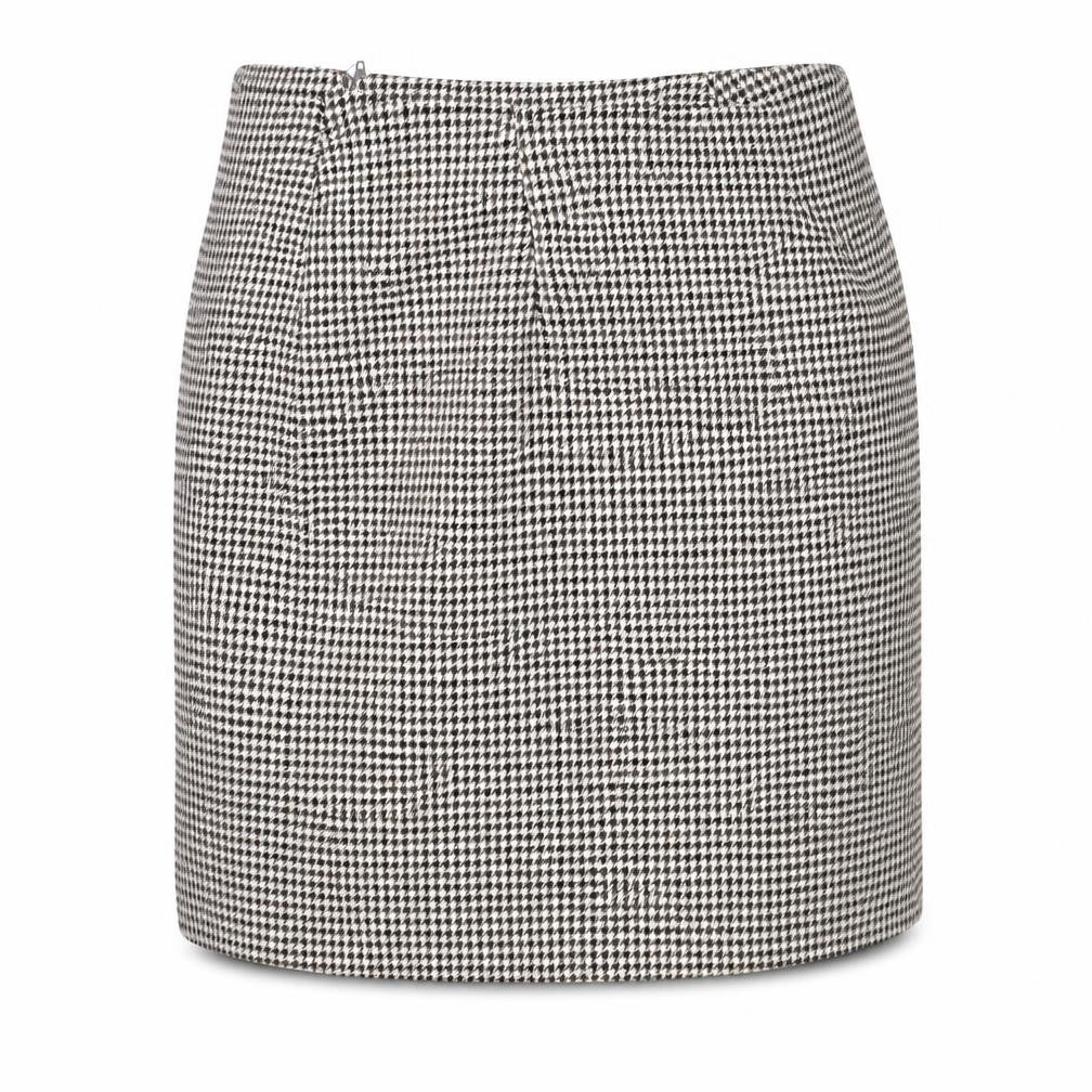 New Look Womens Multicoloured Plaid Polyester Straight & Pencil Skirt Size 6 Zip