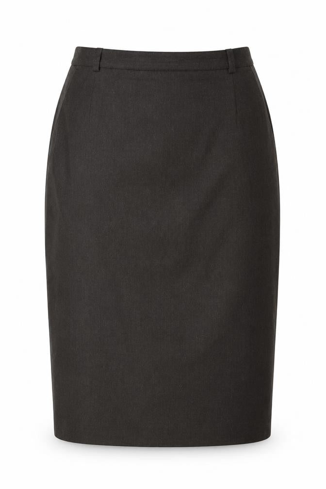 Hucke Womens Brown Wool Straight & Pencil Skirt Size 12 Zip