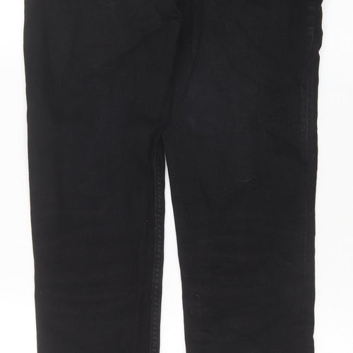 H&M Mens Black Cotton Skinny Jeans Size 28 in Slim Zip