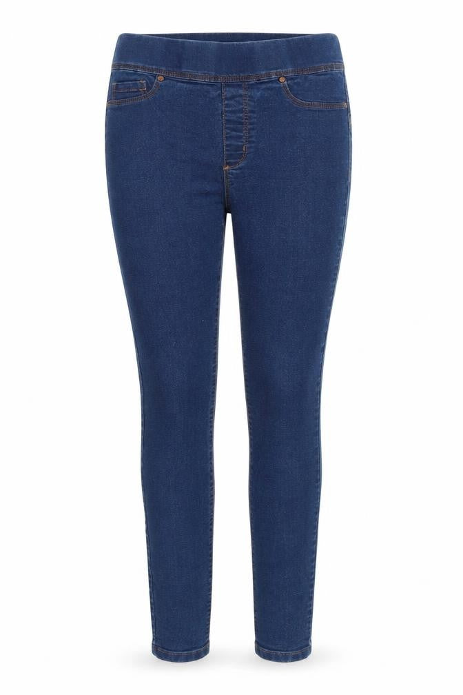 Denim & Co. Womens Blue Cotton Jegging Jeans Size 10 Regular