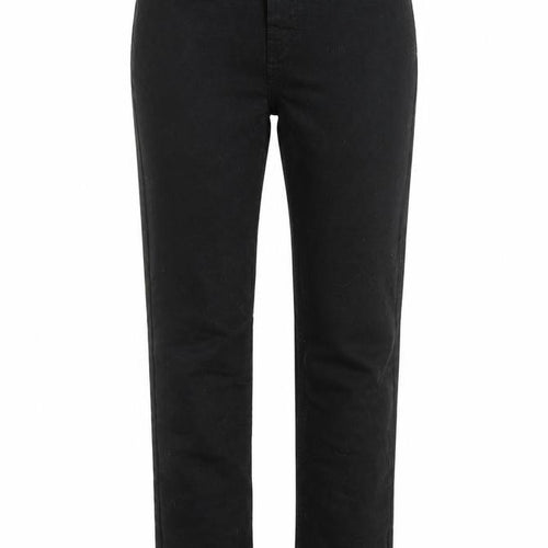 Denim & Co. Womens Black Cotton Straight Jeans Size 30 in Regular Zip