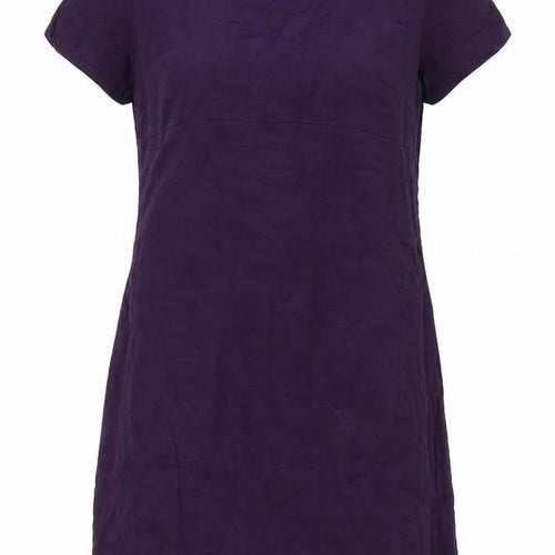 Outfit Womens Purple Viscose A-Line Size 14 Round Neck Zip