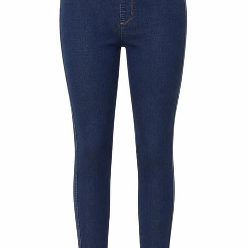 Denim & Co. Womens Blue Cotton Jegging Jeans Size 8 L28 in Regular