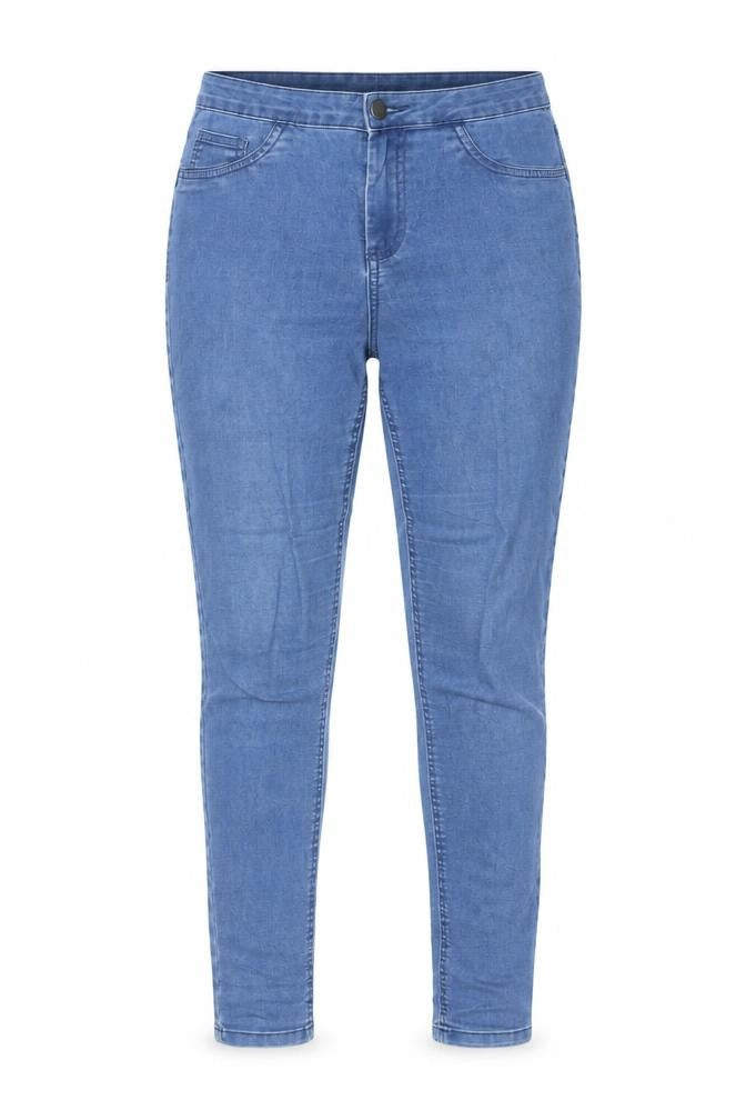 Kappahl Womens Blue Cotton Skinny Jeans Size 12 L29 in Regular Button