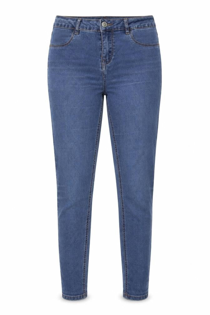 Sinsay Womens Blue Cotton Skinny Jeans Size 10 L29 in Regular Button