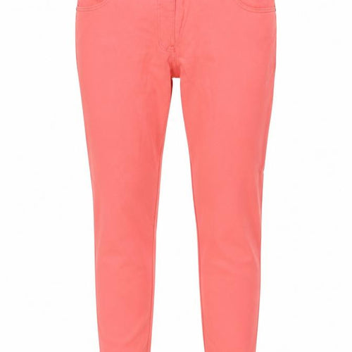 H&M Womens Pink Cotton Skinny Jeans Size 10 L32 in Regular Button