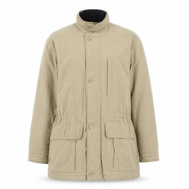 Dieter Danehl Womens Beige Parka Coat Size M Zip