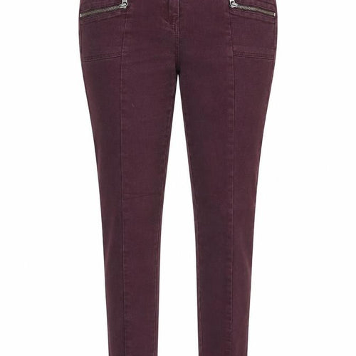 NEXT Womens Purple Cotton Skinny Jeans Size 6 Slim Zip