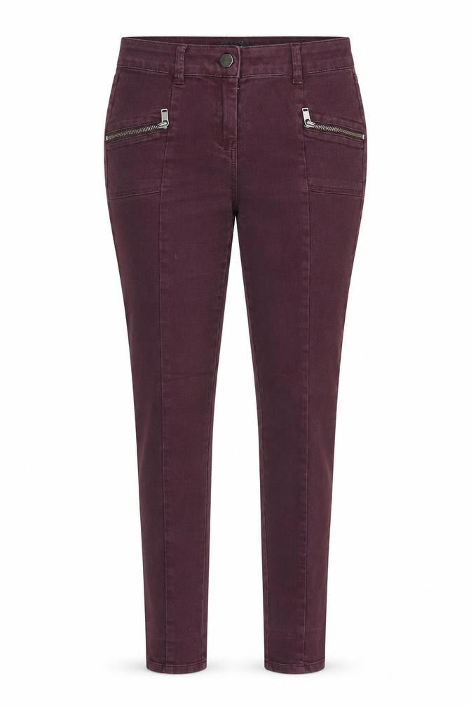 NEXT Womens Purple Cotton Skinny Jeans Size 6 Slim Zip