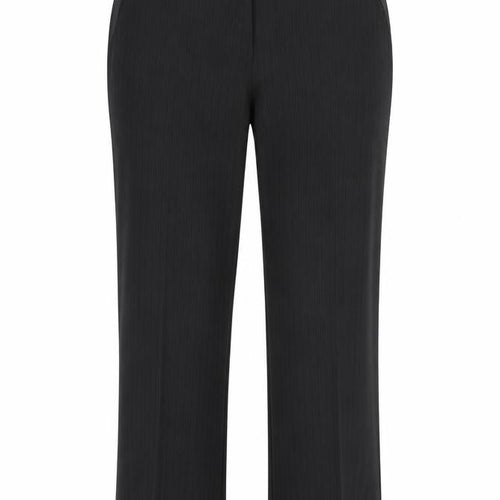 Dorothy Perkins Womens Brown Striped Polyester Trousers Size 12 Regular Zip
