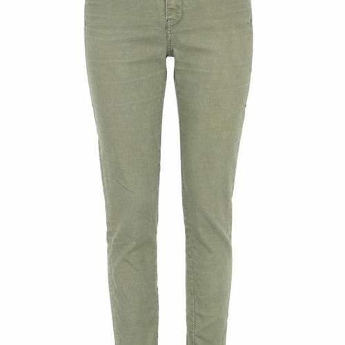 F&F Womens Green Cotton Skinny Jeans Size 26 in Slim Zip