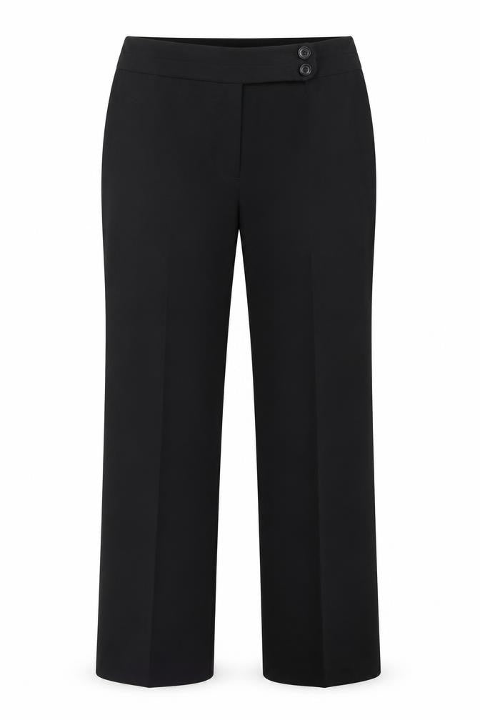 George Womens Black Polyester Dress Pants Trousers Size 32 in Regular Zip