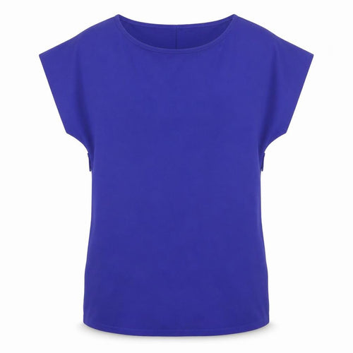 Dorothy Perkins Womens Blue Polyester T-Shirt Dress Size 8 Round Neck Pullover