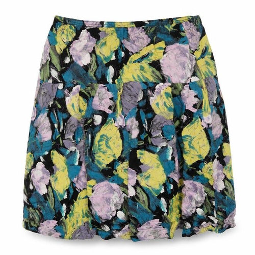 Preworn Womens Multicoloured Floral Polyester Tulip Skirt Size 38 in