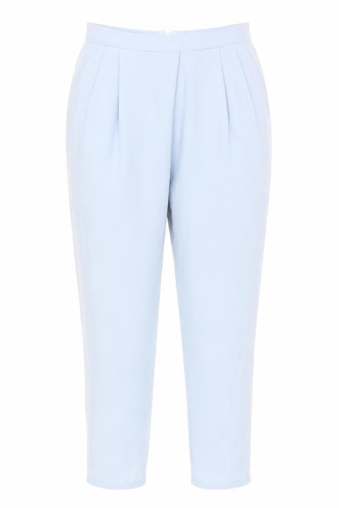 Missguided Womens Blue Polyester Dress Pants Trousers Size 8 Regular Zip