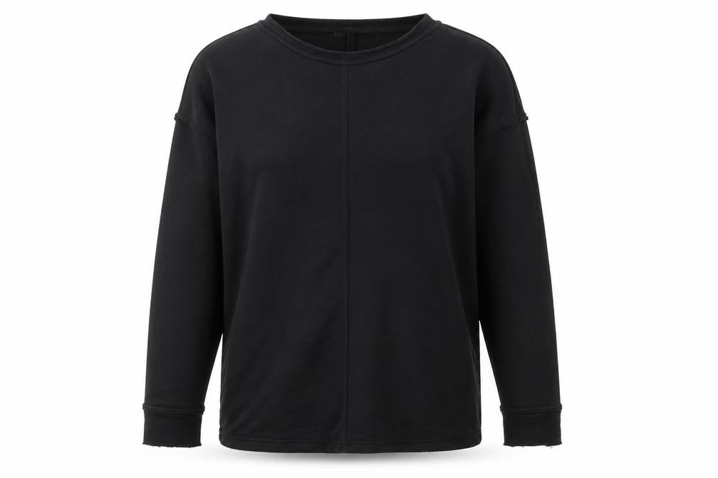 New Look Womens Black Polyester Pullover Sweatshirt Size 8 Pullover