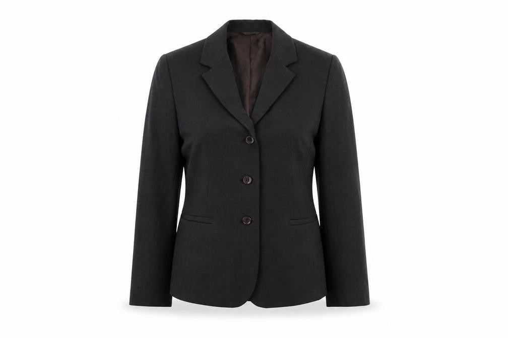 Next Womens Grey Polyester Jacket Blazer Size 8