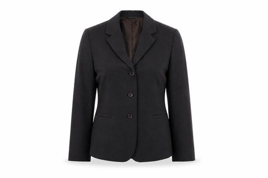 Front view of Next women’s grey polyester jacket blazer, size UK 8