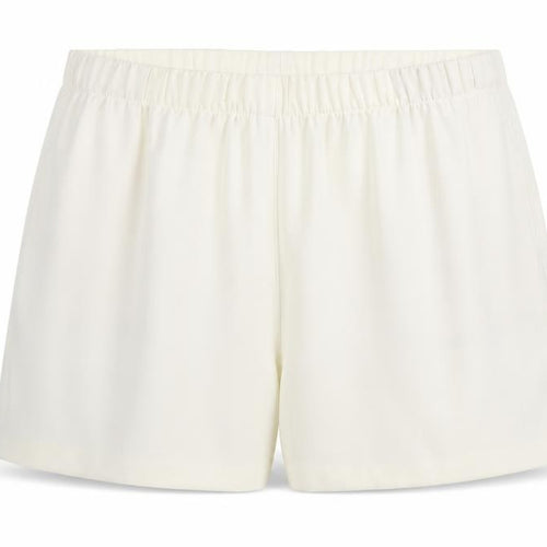Marks and Spencer Womens Ivory Polyester Basic Shorts Size 24 L5 in Regular Pull On