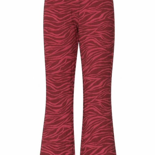 Candy Couture Girls Red Animal Print Polyester Jogger Trousers Size 12 Years Regular Pullover