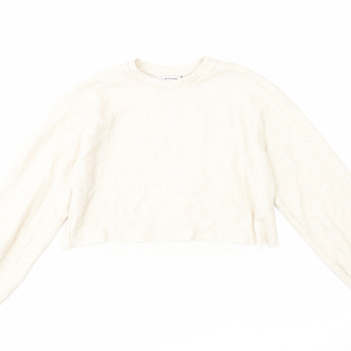 Clockhouse Womens Beige Viscose Pullover Sweatshirt Size XS Pullover