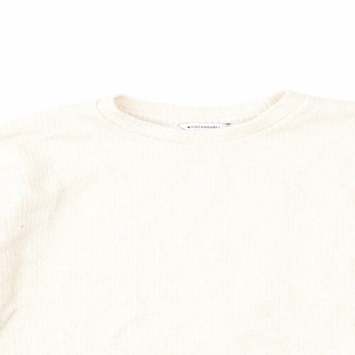 Clockhouse Womens Beige Viscose Pullover Sweatshirt Size XS Pullover