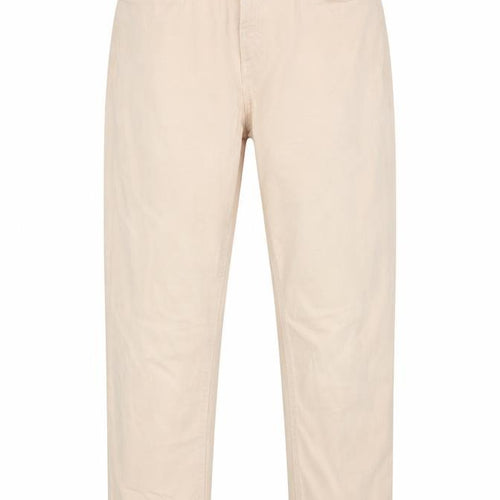 Marks and Spencer Womens Beige Cotton Straight Jeans Size 10 L21 in Regular Button