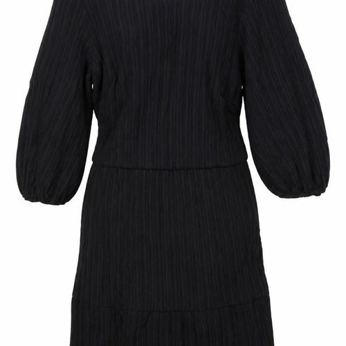 George Womens Black Viscose A-Line Size 10 Round Neck Tie