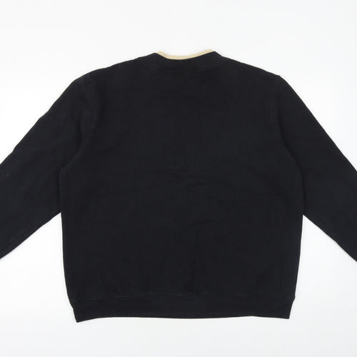 Baxter Mens Black Cotton Pullover Sweatshirt Size L