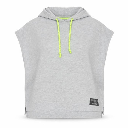 Cotton On Womens Grey Cotton Pullover Hoodie Size 2XS Pullover - Queen of coffee