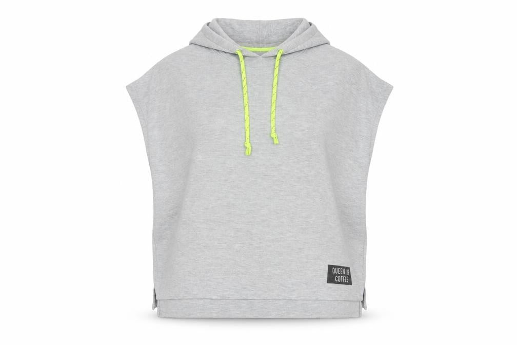 Cotton On Womens Grey Cotton Pullover Hoodie Size 2XS Pullover - Queen of coffee