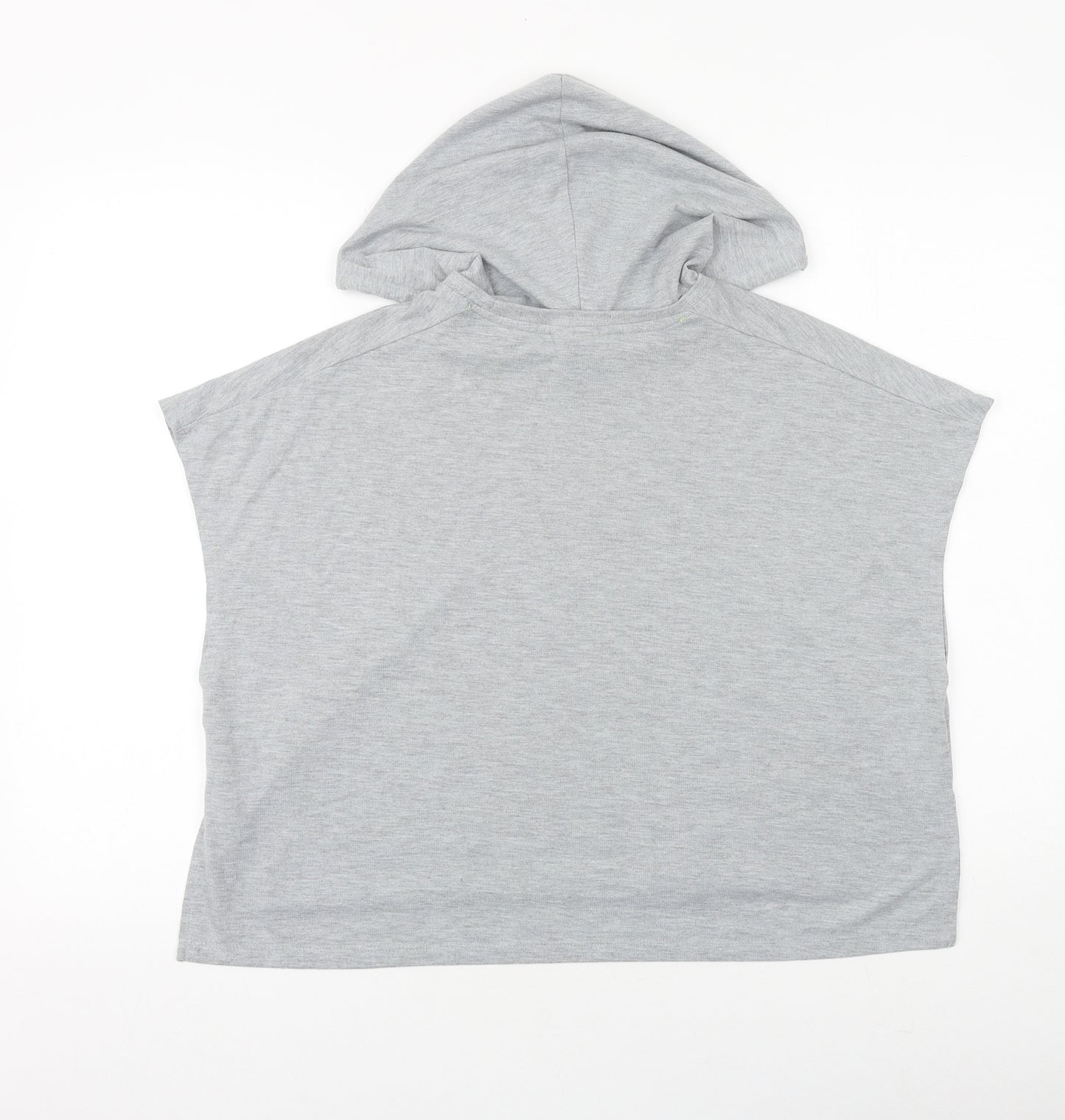 Cotton On Womens Grey Cotton Pullover Hoodie Size 2XS Pullover - Queen of coffee