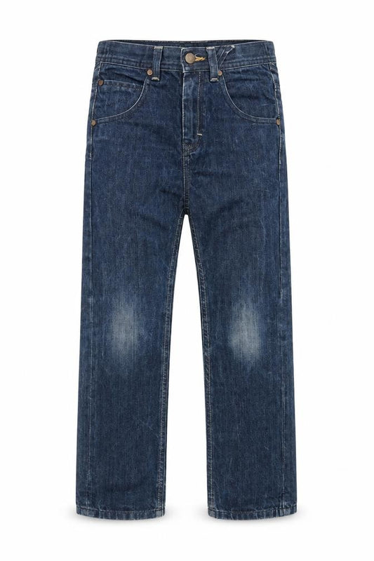 NEXT Boys Blue Cotton Straight Jeans Size 9 Months Regular Zip