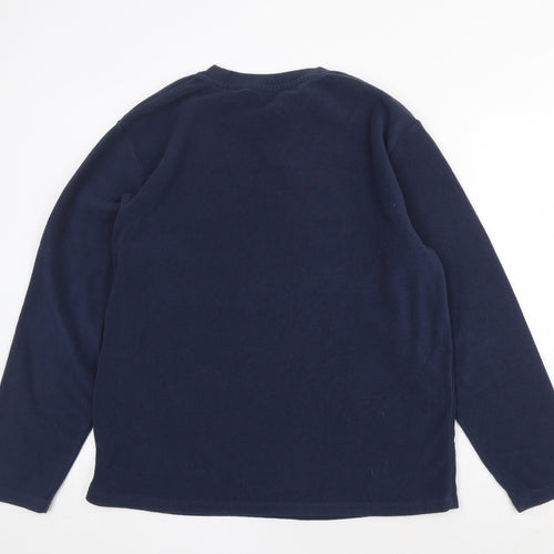 Hi Gear Mens Blue Polyester Pullover Sweatshirt Size L
