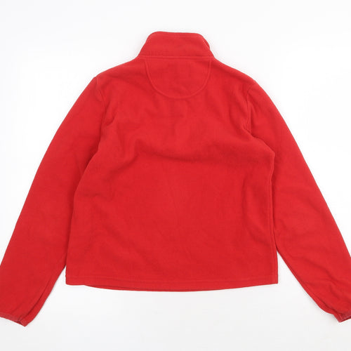 Peter Storm Boys Red Polyester Pullover Sweatshirt Size 11-12 Years Zip - Quarter-Zip