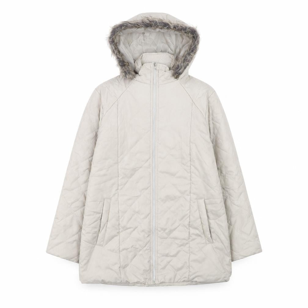 Anne De Lancay Womens Beige Jacket Size S Zip
