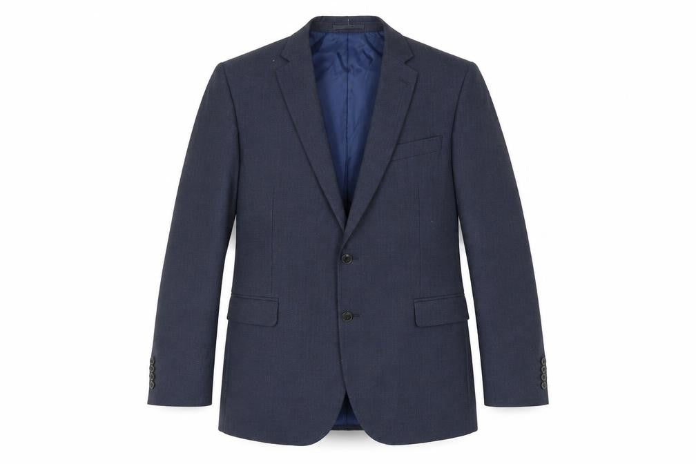 Chesters Mens Blue Wool Jacket Suit Jacket Size 46 Regular