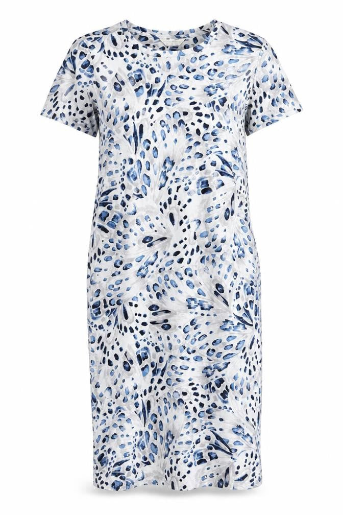 Marks and Spencer Womens Multicoloured Geometric Cotton Top Dress Size XS