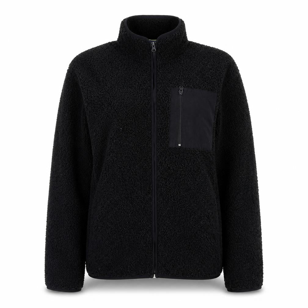 Larsson&Co Womens Black Jacket Size L Zip