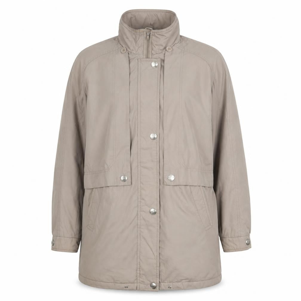Telemac Womens Grey Jacket Size 10 Zip