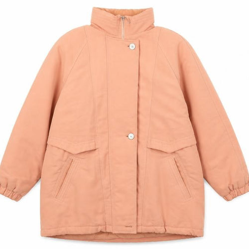Marks and Spencer Womens Orange Anorak Coat Size 10 Zip