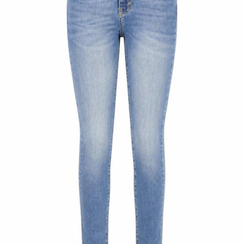 Never Denim Womens Blue Cotton Skinny Jeans Size XS Regular Zip