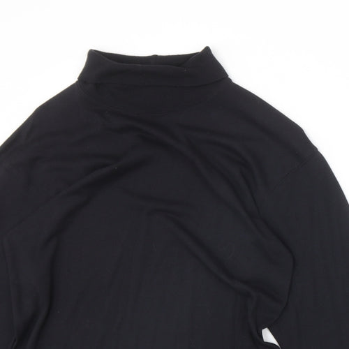 Oakridge Mens Black Polyester Pullover Sweatshirt Size S