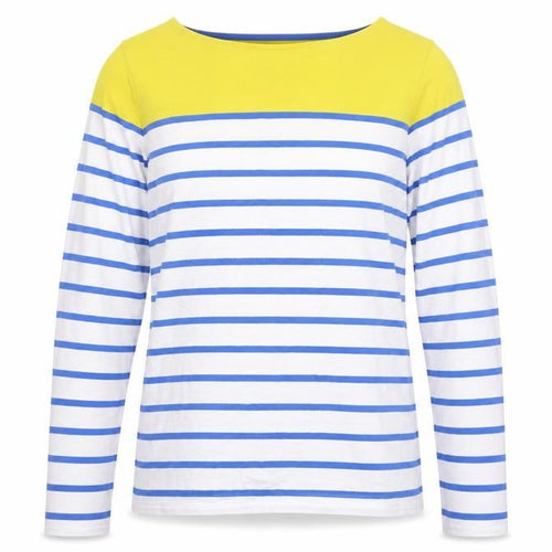 Johnnie b Boys Blue Striped 100% Cotton Pullover Casual Size 11-12 Years Crew Neck Pullover - Boat Neck
