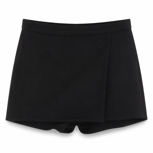 Missguided Womens Black Polyester Hot Pants Shorts Size 8 L3 in Regular Zip