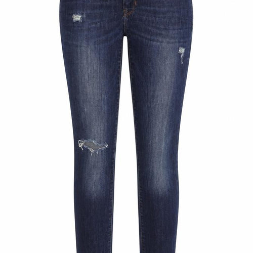Gap Womens Blue Cotton Skinny Jeans Size 26 in L31 in Regular Button