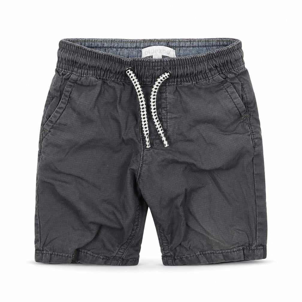 Blue Zoo Boys Grey Cotton Cargo Trousers Size 18-24 Months Drawstring