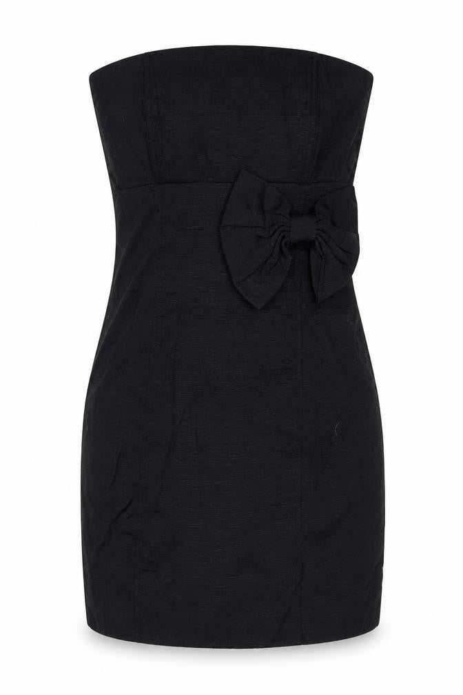 Divided by H&M Womens Black Polyamide Bodycon Size 8 Off the Shoulder Zip