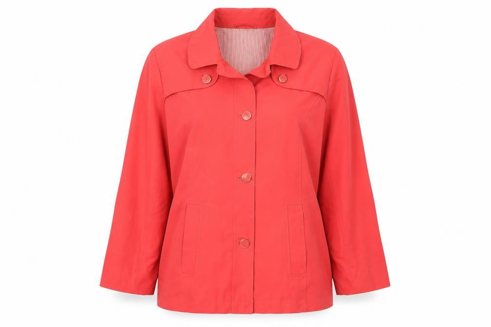 Classics Womens Red Jacket Size 16 Button