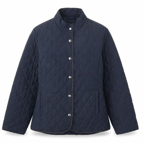 PG Field Heritage Womens Blue Quilted Coat Size M Snap